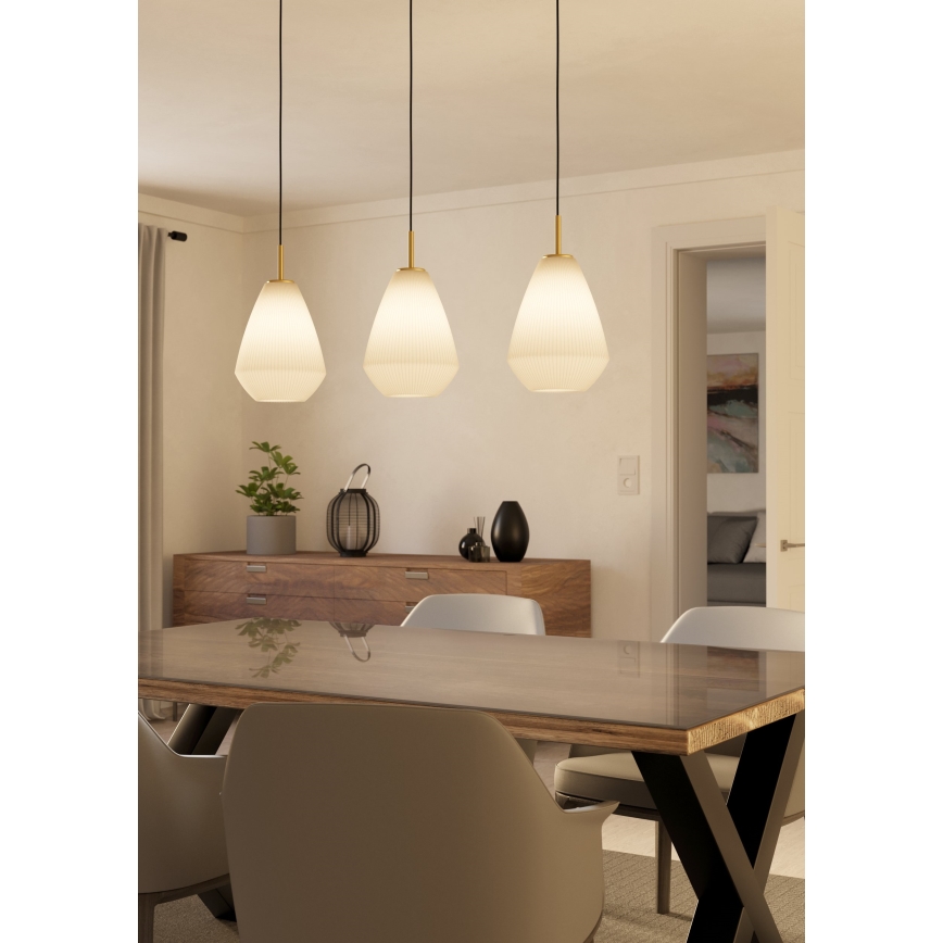 Eglo - Luster na lanku 3xE27/40W/230V
