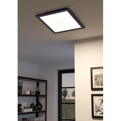 Eglo - LED Stropné svietidlo LED/14W/230V 30x30 cm čierna