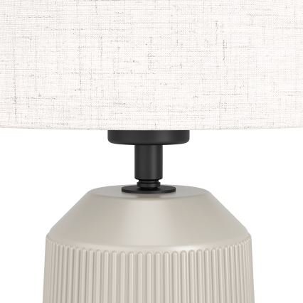 Eglo - Stolná lampa 1xE27/40W/230V krémová