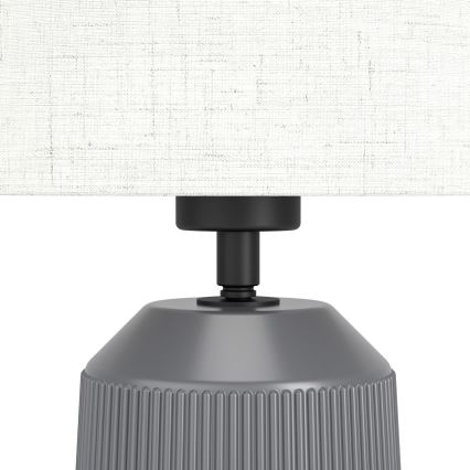 Eglo - Stolná lampa 1xE27/40W/230V šedá