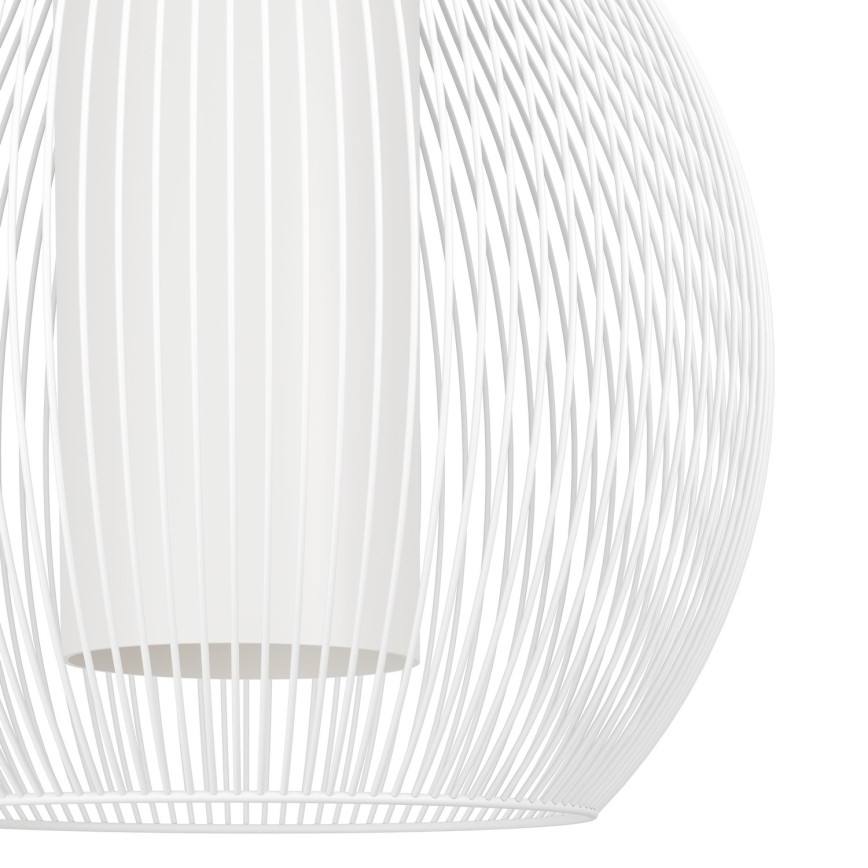 Eglo - Luster na lanku 1xE27/40W/230V biela