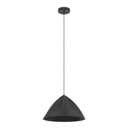 Eglo - Luster na lanku 1xE27/40W/230V čierna