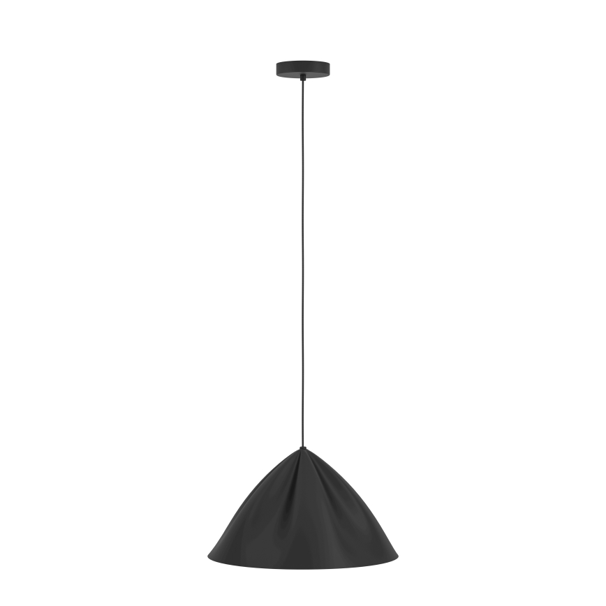 Eglo - Luster na lanku 1xE27/40W/230V čierna
