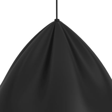 Eglo - Luster na lanku 1xE27/40W/230V čierna