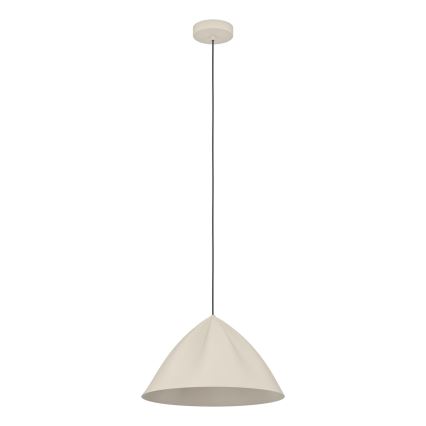 Eglo - Luster na lanku 1xE27/40W/230V krémová