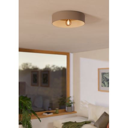 Eglo 900838 - Stropné svietidlo DUAIA 1xE27/40W/230V hnedá