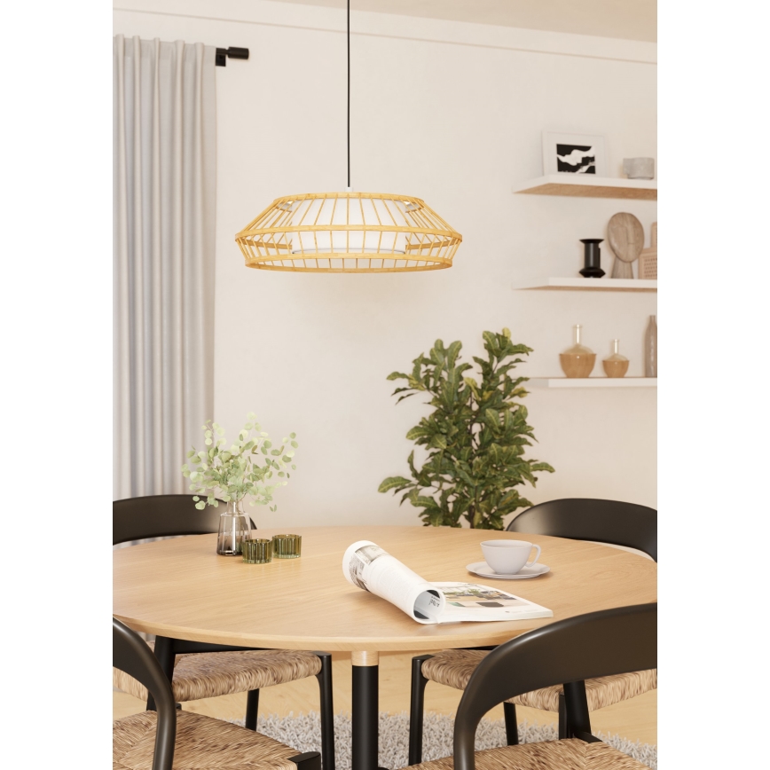 Eglo - LED RGBW Stmievateľný luster na lanku LED/22W/230V 2700-6500K