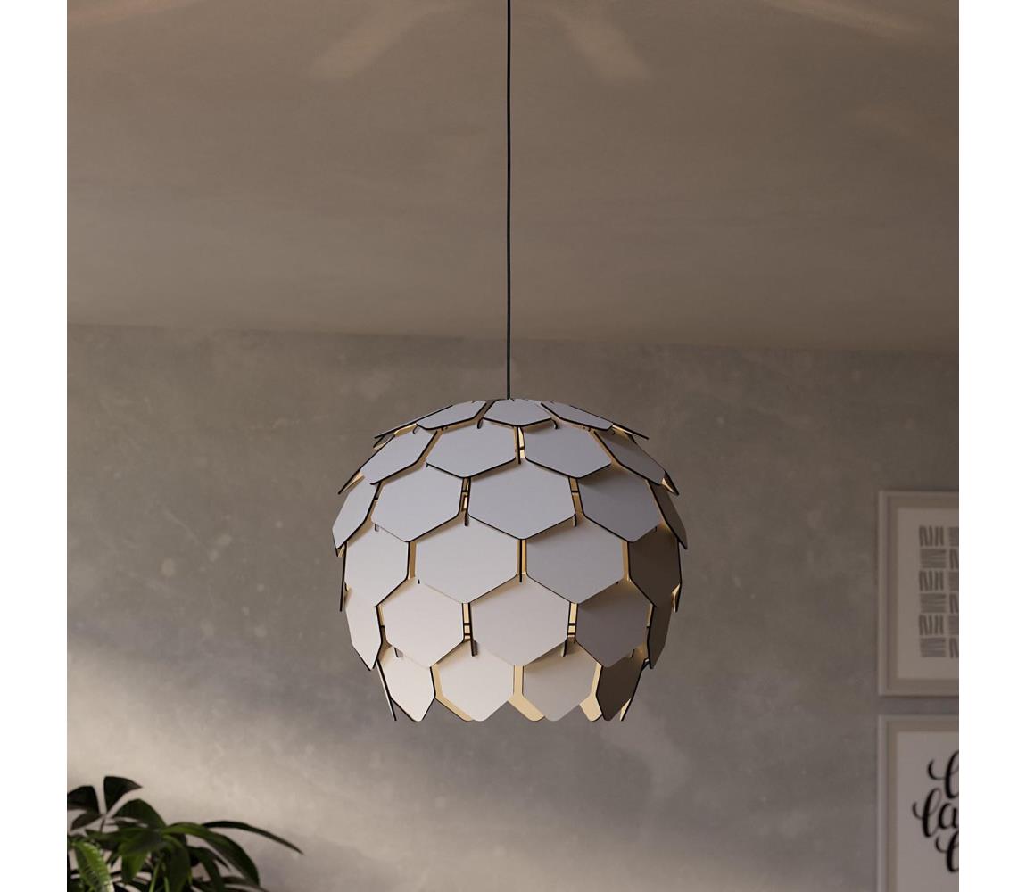 Eglo 900847 - Luster na lanku MATTANZA 1xE27/40W/230V 900847