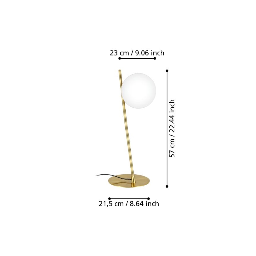 Eglo - Stolná lampa 1xE27/40W/230V