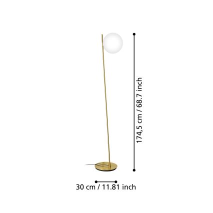 Eglo - Stojacia lampa 1xE27/40W/230V