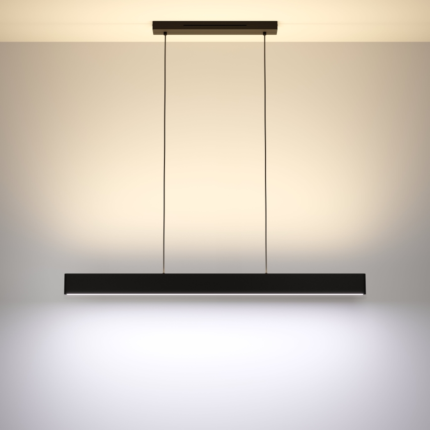 Eglo - LED RGBW Stmievateľný luster na lanku LED/38W/230V 2700-6500K čierna