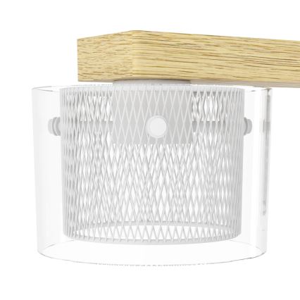 Eglo - LED RGBW Stmievateľný luster na lanku 4xLED/3,7W/230V 2700-6500K
