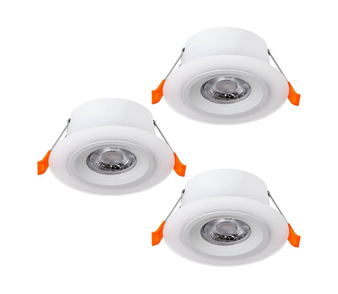 Eglo 900913 - SADA 3x LED podhľadových svietidiel CALONGE 3xLED/4,8W/230V biela 900913