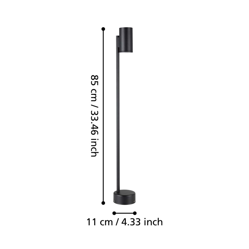 Eglo - LED Vonkajšia lampa 1xGU10/2,8W/230V IP44