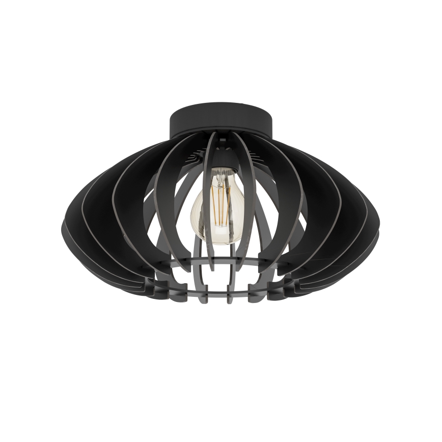 Eglo - Stropné svietidlo 1xE27/40W/230V pr. 38 cm čierna