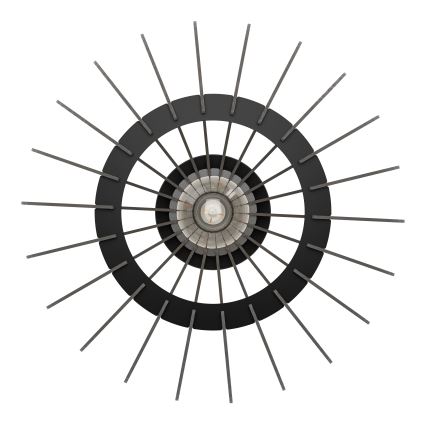 Eglo - Stropné svietidlo 1xE27/40W/230V pr. 38 cm čierna