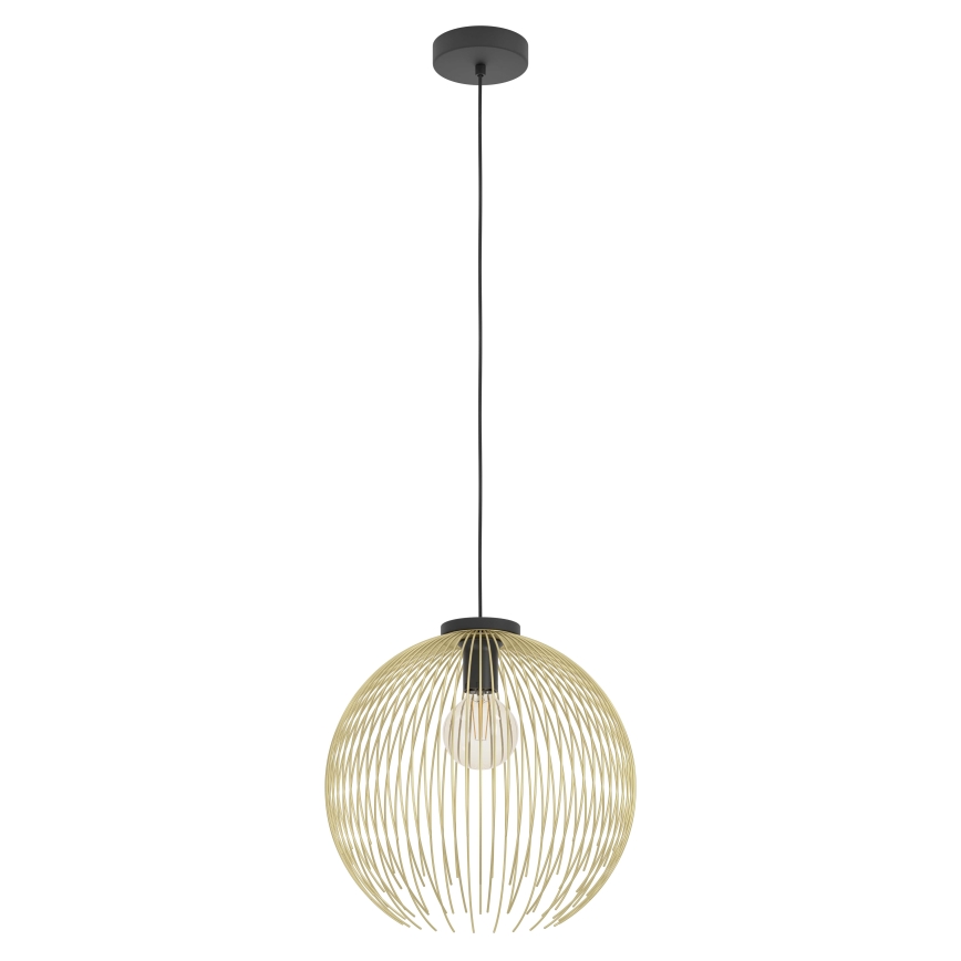 Eglo - Luster na lanku 1xE27/40W/230V zlatá
