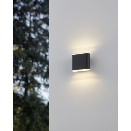 Eglo - LED Vonkajšie nástenné svietidlo 2xLED/2,9W/230V 3000K/4000K/6500K IP65