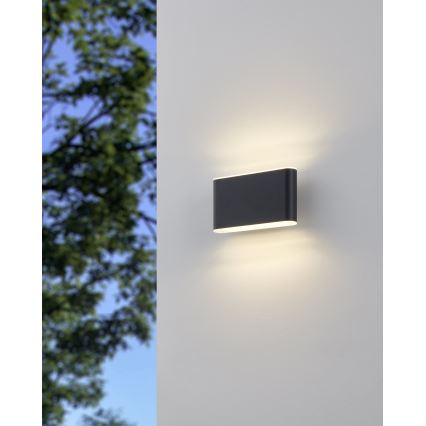 Eglo - LED Vonkajšie nástenné svietidlo 2xLED/5,8W/230V 3000/4000/6500K IP65