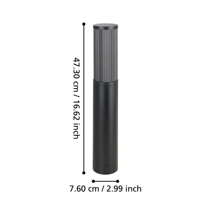 Eglo - Vonkajšia lampa 1xE27/15W/230V 46,5 cm IP54