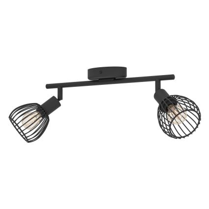 Eglo - Bodové svietidlo 2xE14/40W/230V čierna