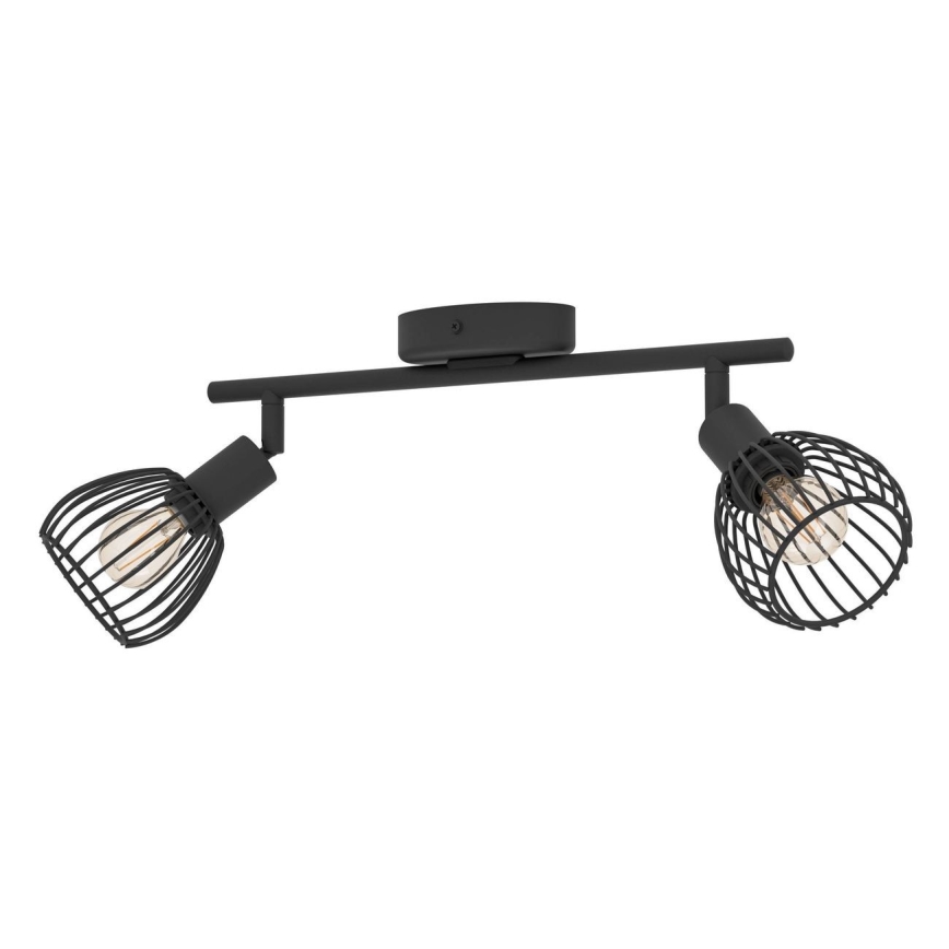 Eglo - Bodové svietidlo 2xE14/40W/230V čierna