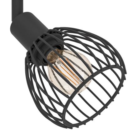 Eglo - Bodové svietidlo 2xE14/40W/230V čierna