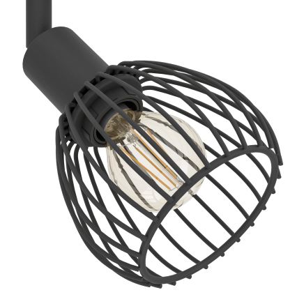Eglo - Bodové svietidlo 4xE14/40W/230V čierna