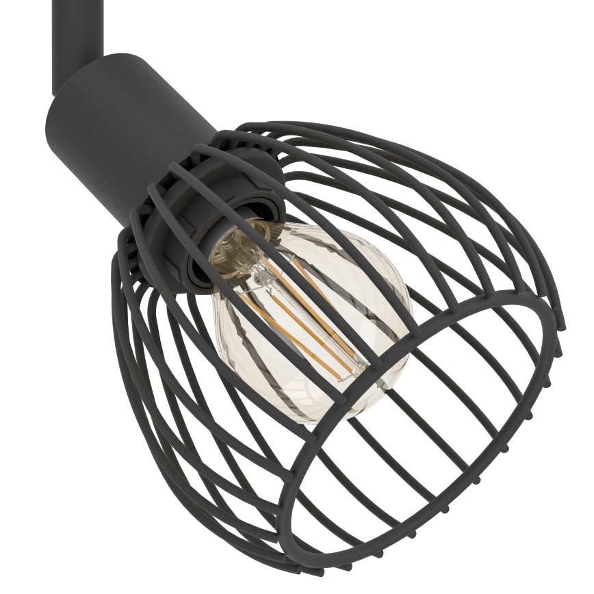 Eglo - Bodové svietidlo 4xE14/40W/230V čierna
