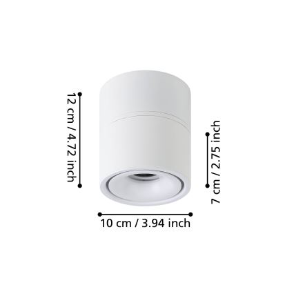 Eglo - LED Bodové svietidlo LED/8W/230V 3000K biela