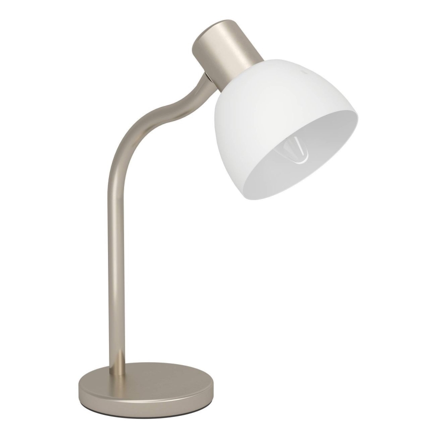 Eglo - Stolná lampa 1xE14/25W/230V matný chróm