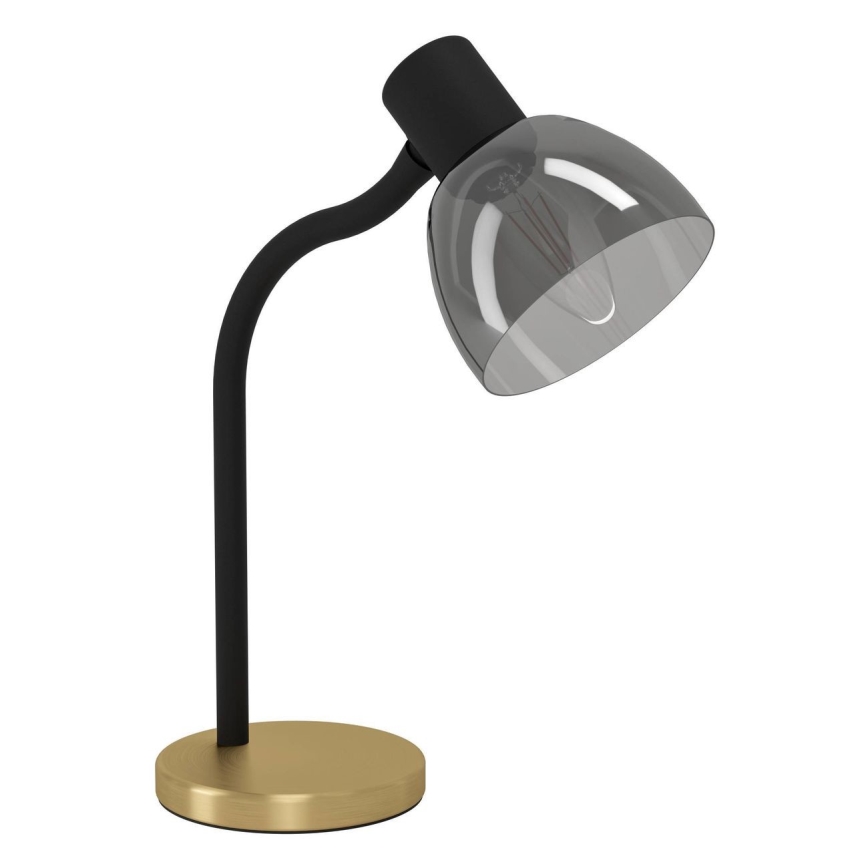 Eglo - Stolná lampa 1xE14/25W/230V zlatá/čierna