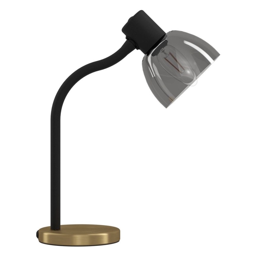 Eglo - Stolná lampa 1xE14/25W/230V zlatá/čierna
