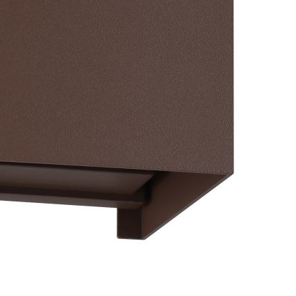 Eglo - LED Vonkajšie nástenné svietidlo 2xLED/2,8W/230V IP54 hnedá