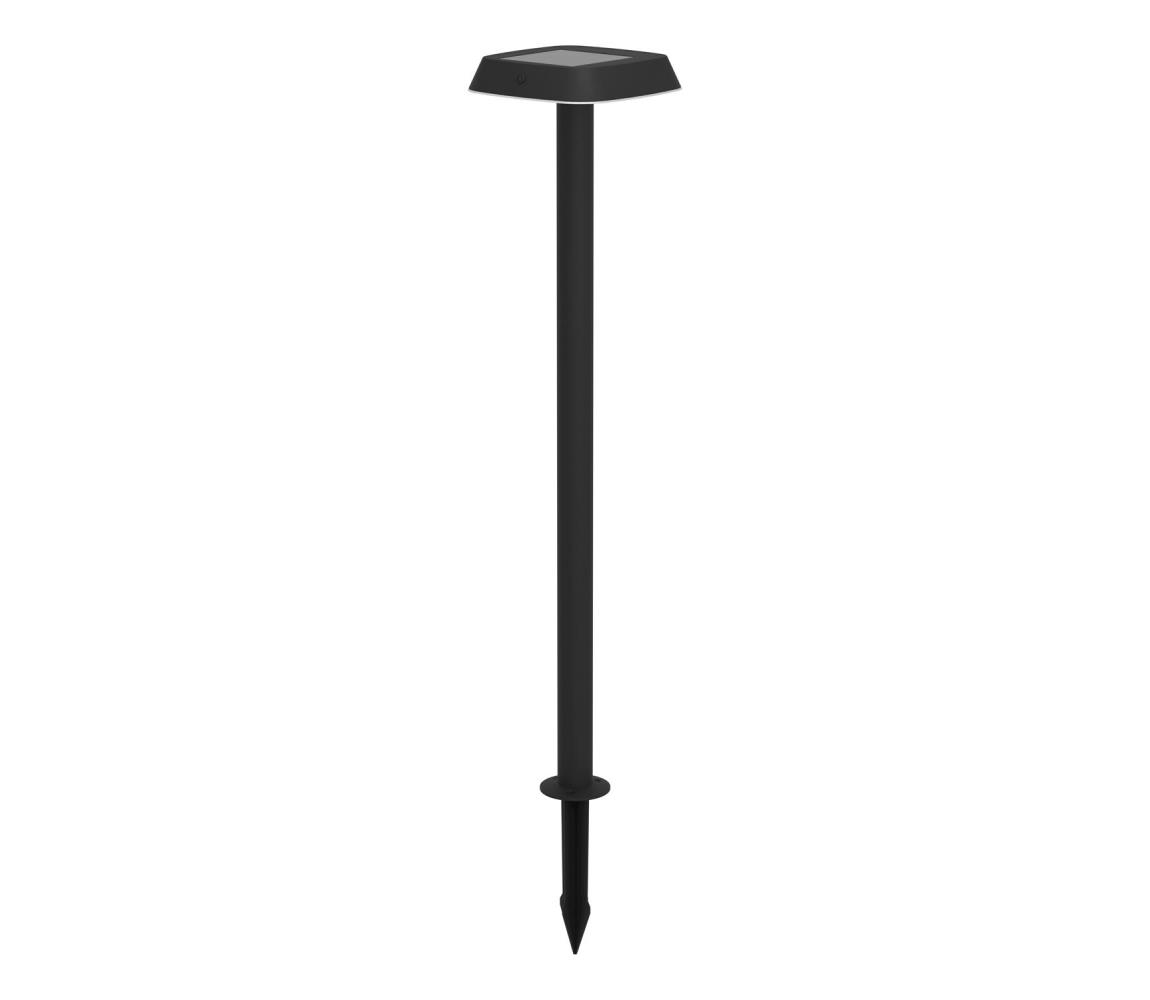 Eglo 901072 - LED solárne svietidlo DREOLI LED/8,5W/3,7V 2200 mAh IP44 čierna 901072