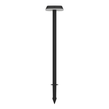 Eglo - LED solárne svietidlo so senzorom LED/8,5W/3,7V 2200 mAh IP44 čierne