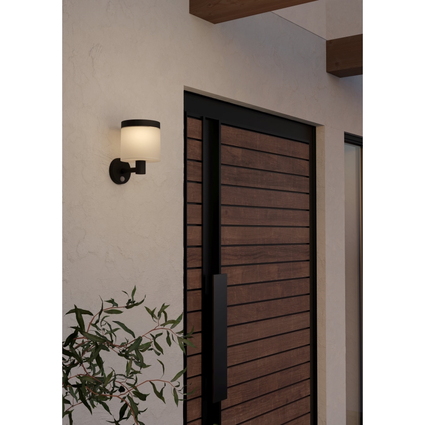 Eglo - LED Solárne nástenné svietidlo so senzorom LED/7,5W/3,7V IP44