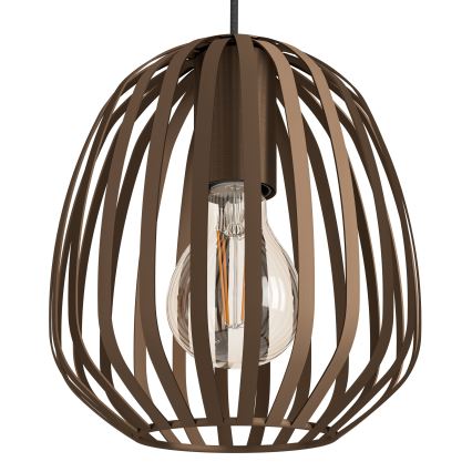 Eglo - Luster na lanku 3xE27/40W/230V bronzový