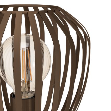 Eglo - Stolná lampa 1xE27/40W/230V bronzová
