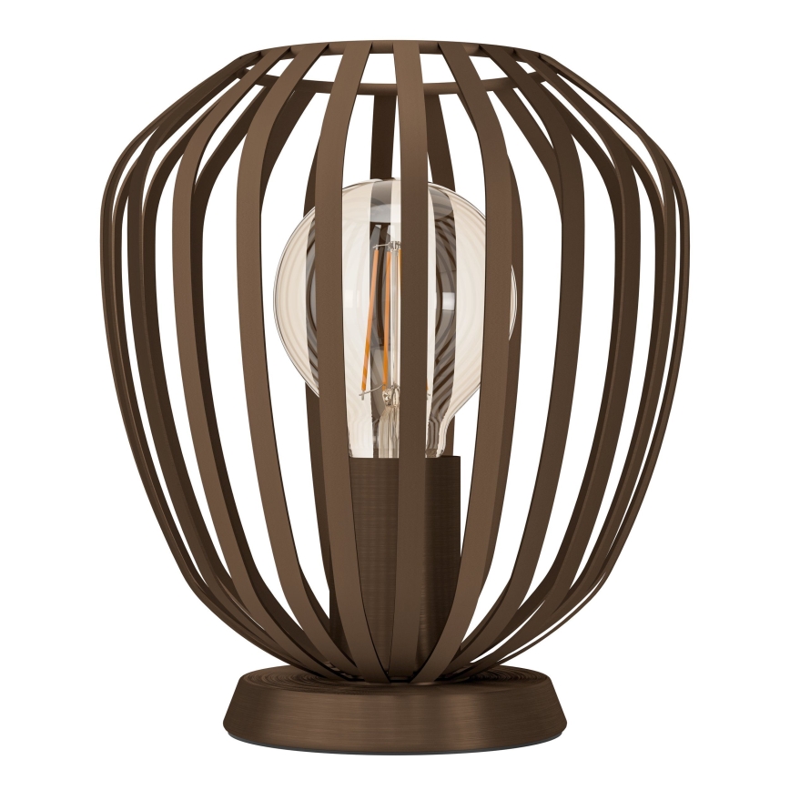 Eglo - Stolná lampa 1xE27/40W/230V bronzová