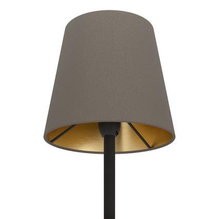 Eglo - Stojacia lampa 1xE14/7,5W/230V čierna/hnedá