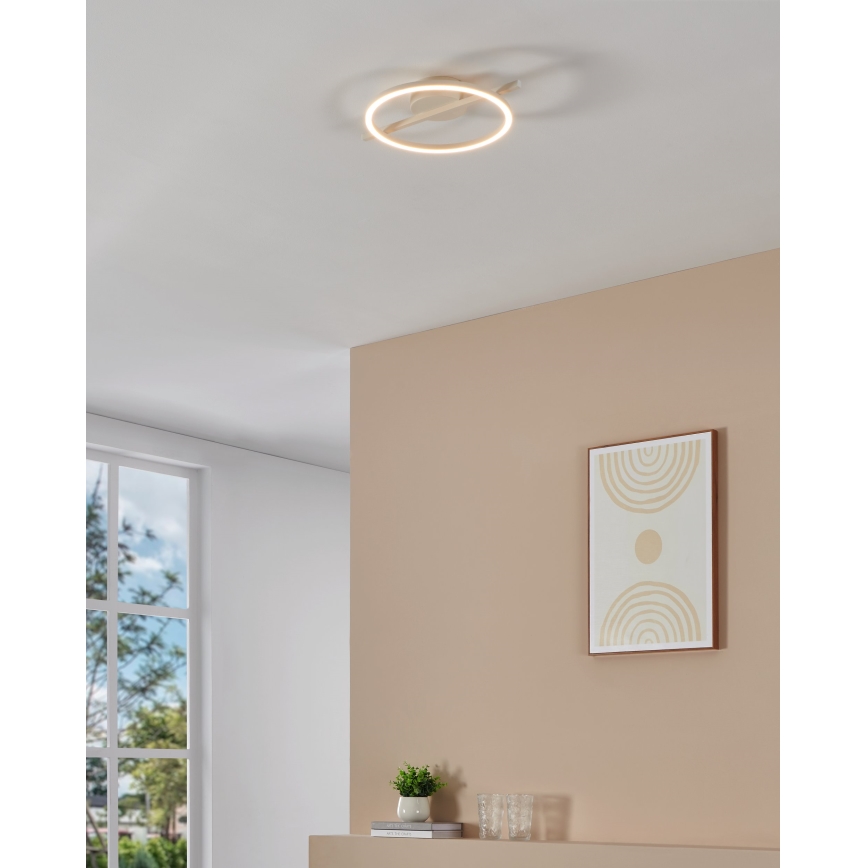 Eglo - LED RGBW Stmievateľné stropné svietidlo LED/17W/230V 2700-6500K biela + diaľkové ovládanie
