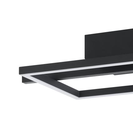Eglo - LED RGBW Stmievateľné stropné svietidlo LED/17W/230V 2700-6500K čierna + diaľkové ovládanie