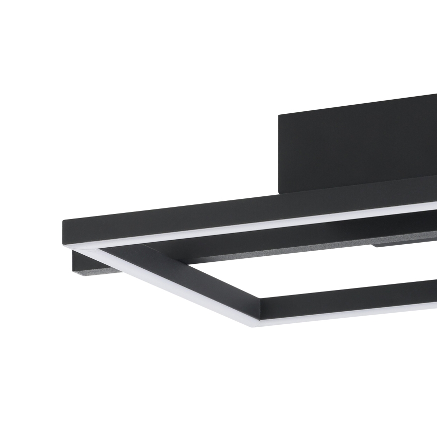 Eglo - LED RGBW Stmievateľné stropné svietidlo LED/17W/230V 2700-6500K čierna + diaľkové ovládanie