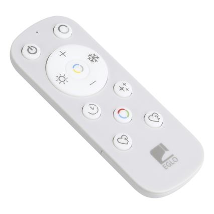 Eglo - LED RGBW Stmievateľné stropné svietidlo LED/17W/230V 2700-6500K biela + diaľkové ovládanie