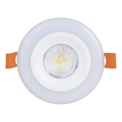 Eglo - SADA 3xLED RGBW Stmievateľné kúpeľňové podhľadové svietidlo LED/3,8W/230V 2700-6500K IP44 + diaľkové ovládanie