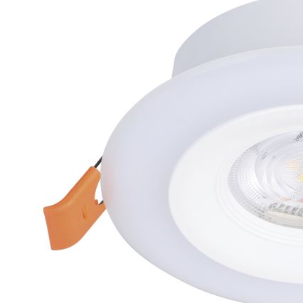 Eglo - SADA 3xLED RGBW Stmievateľné kúpeľňové podhľadové svietidlo LED/3,8W/230V 2700-6500K IP44 + diaľkové ovládanie