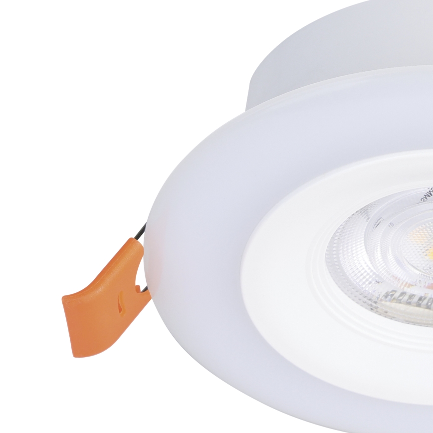 Eglo - SADA 3xLED RGBW Stmievateľné kúpeľňové podhľadové svietidlo LED/3,8W/230V 2700-6500K IP44 + diaľkové ovládanie