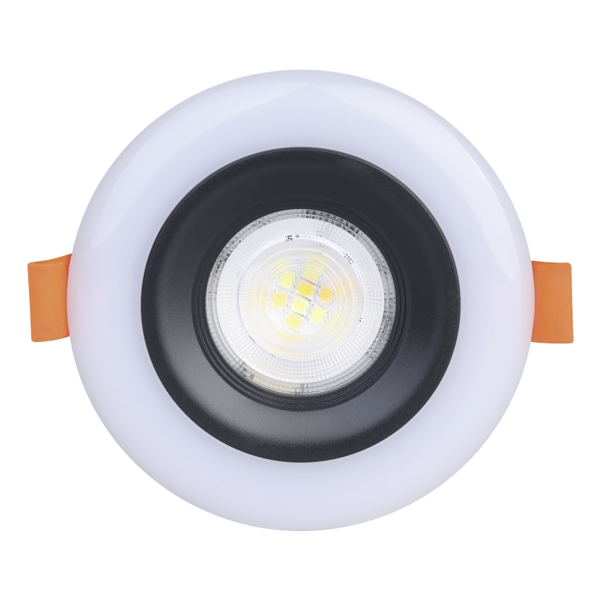 Eglo - SADA 3x LED RGBW Stmievateľné kúpeľňové podhľadové svietidlo 3xLED/3,8W/230V 2700-6500K IP44 + diaľkové ovládanie