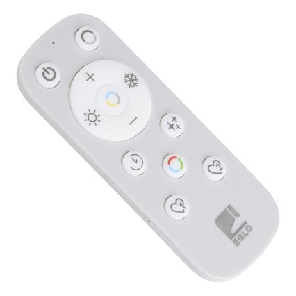 Eglo - SADA 3x LED RGBW Stmievateľné kúpeľňové podhľadové svietidlo 3xLED/3,8W/230V 2700-6500K IP44 + diaľkové ovládanie